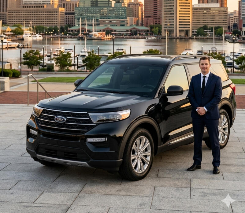 ayogo-transport-private-driver-toronto.jpg Professional driver standing beside a clean car offering airport and private transport services in Toronto