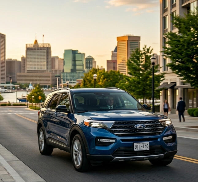 ayogo-intercity-transport-ontario-highway.jpg Modern car driving on a highway for inter-city transport across Toronto, GTA, and Ontario